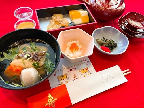 浜名湖エデンの園のお正月！三が日のお雑煮食べ比べ♪