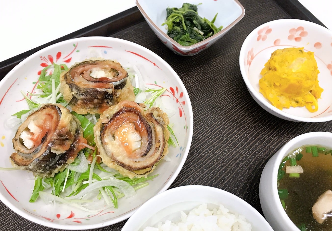 さばの梅揚げ野菜添え（昼食）