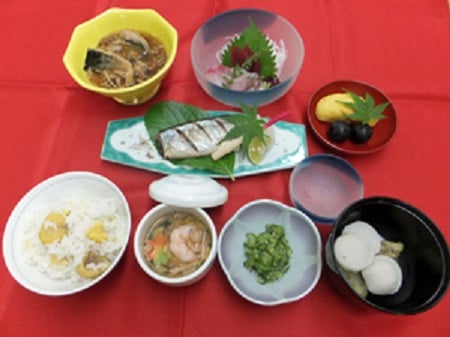 9月のスペシャルメニュー（夕食）