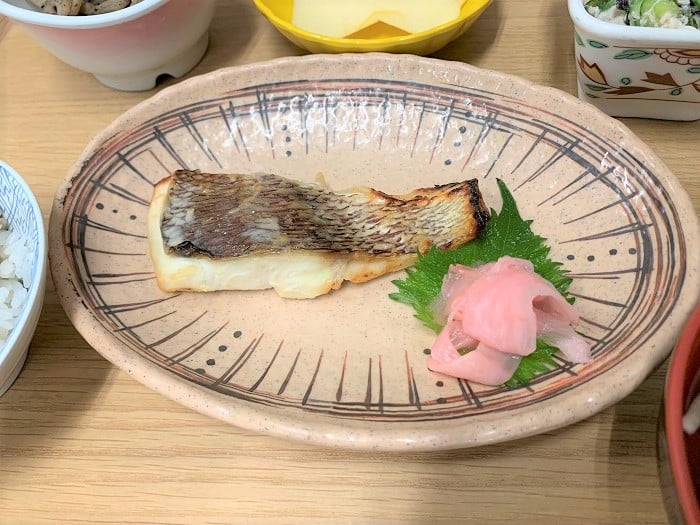 【夕食】タイの粕漬