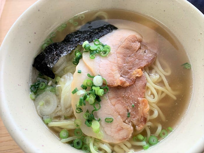 【昼食】塩ラーメン