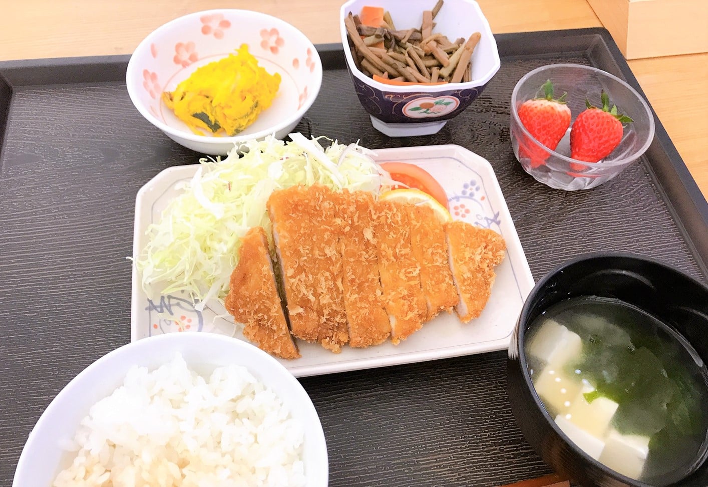 豚カツ（夕食）