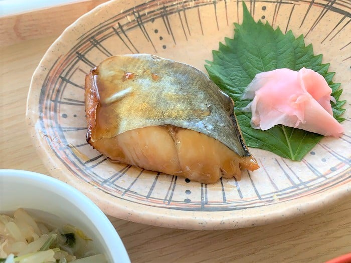 【昼食】サワラの照り焼き