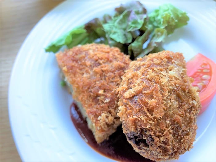 【昼食】さつま芋コロッケ