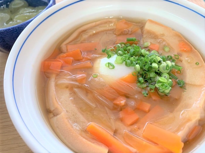 【昼食】車麩の巣ごもり玉子