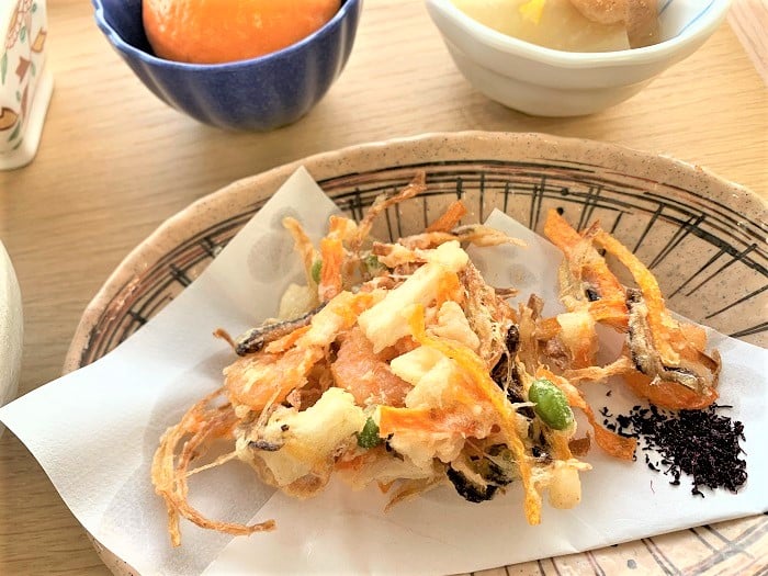 【昼食】かき揚げ