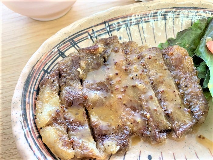 【昼食】豚肉のハニーマスタード焼き