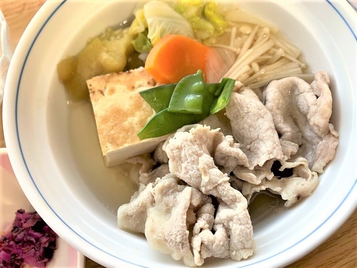 【夕食】豚しゃぶ