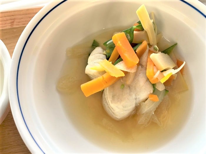 【夕食】白身魚の沢煮