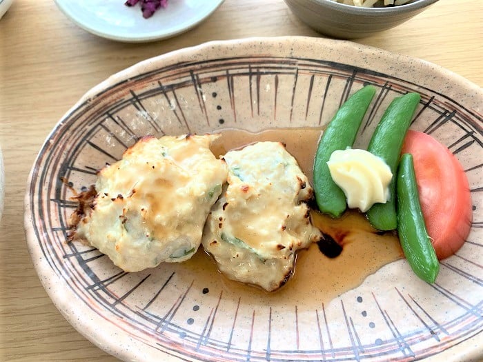 【昼食】青じそつくね