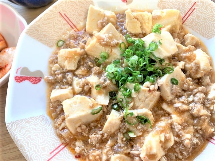 【夕食】絹ごしの麻婆豆腐