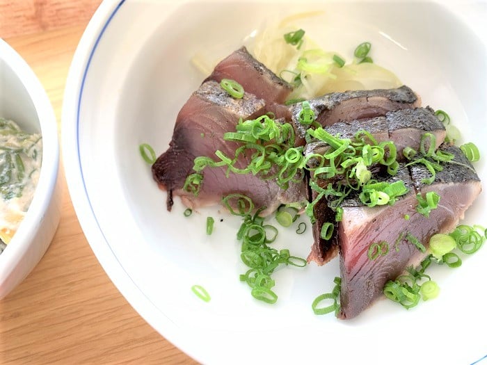 【昼食】かつおのたたき