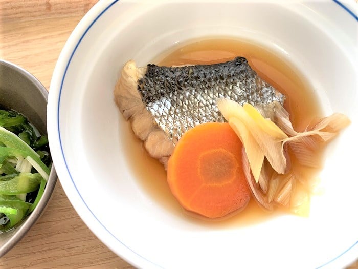 【昼食】タイの煮付け