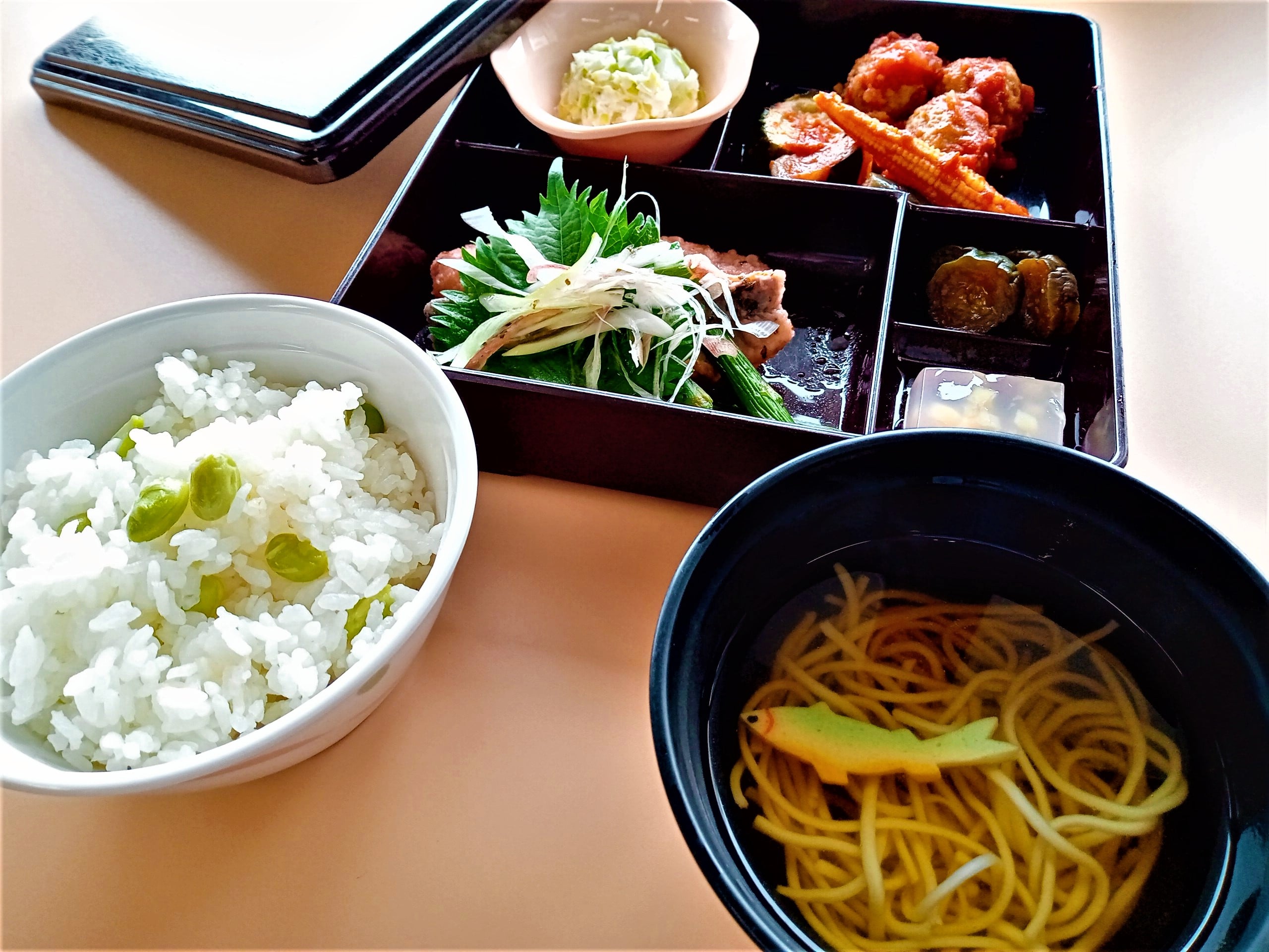 食事のブログを更新しました！～令和四年 水無月 季節のお弁当～