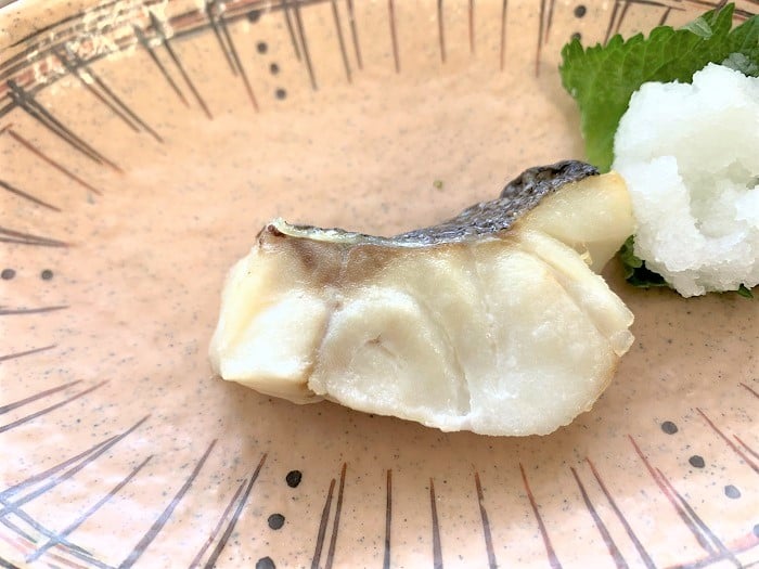【昼食】スズキの塩焼き