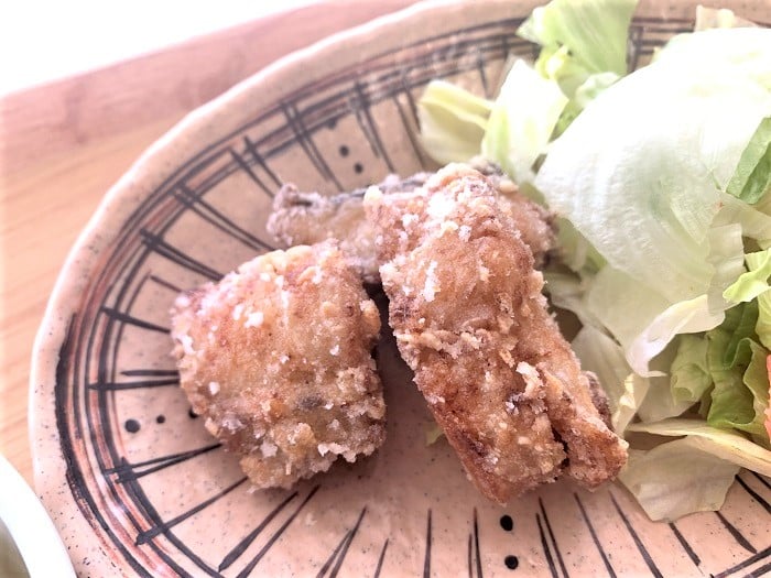 【昼食】サワラの竜田揚げ