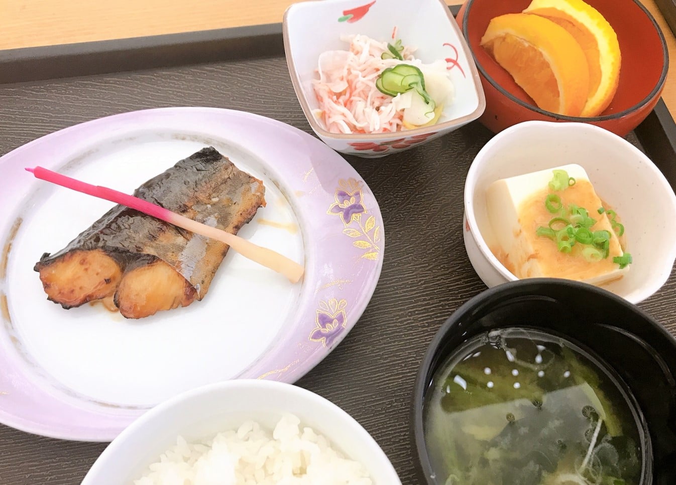 さわらの柚庵焼き（夕食）