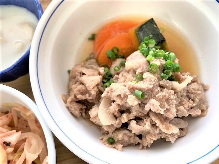 【夕食】豚肉のみぞれ煮