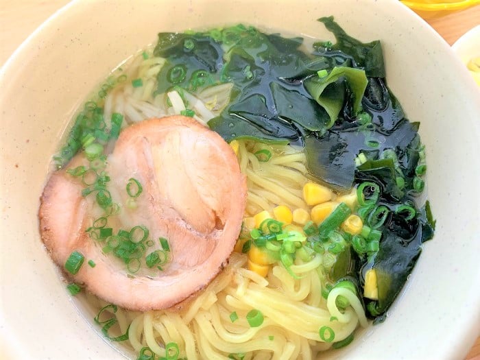 【昼食】塩ラーメン