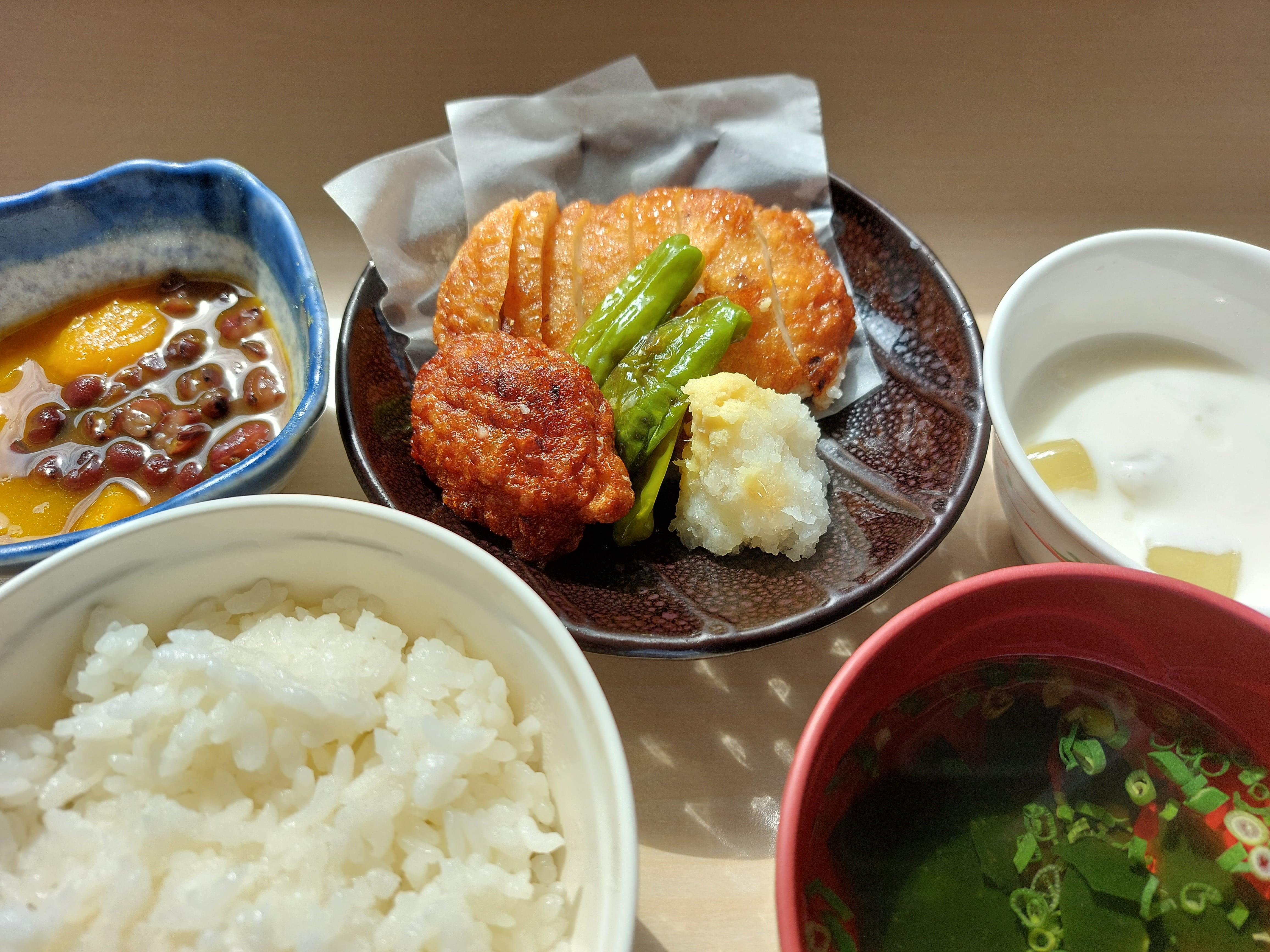 昼食【手作りさつま揚げ】