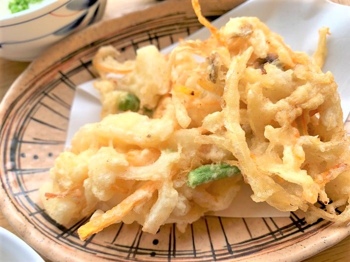 【昼食】かき揚げ