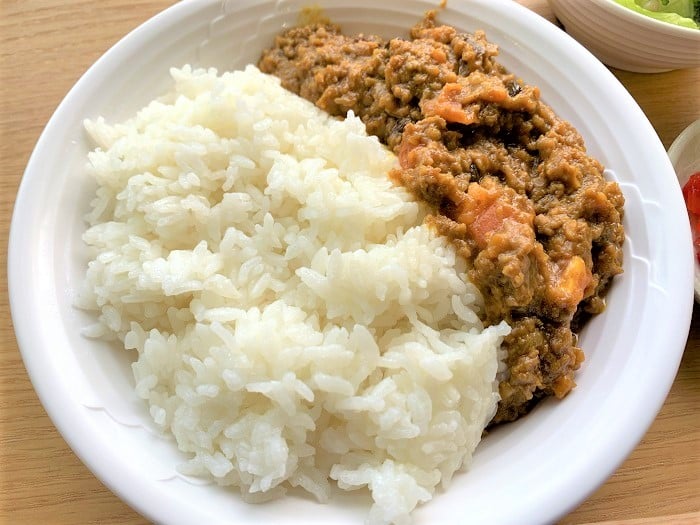 【昼食】トマトキーマカレー
