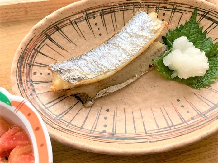 【昼食】タチウオの塩焼き