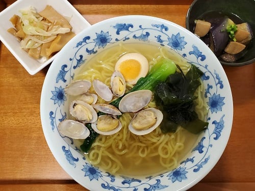 【昼食】10月21日（金）～あさりラーメン～