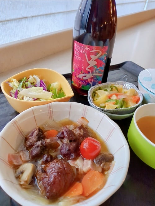 ワインによく合うメニュー！
