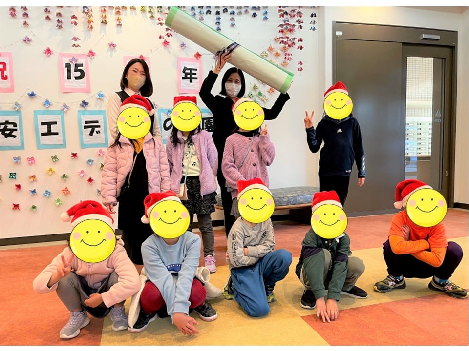 日の出小学校地区児童育成クラブの児童たちから嬉しいプレゼントをいただきました