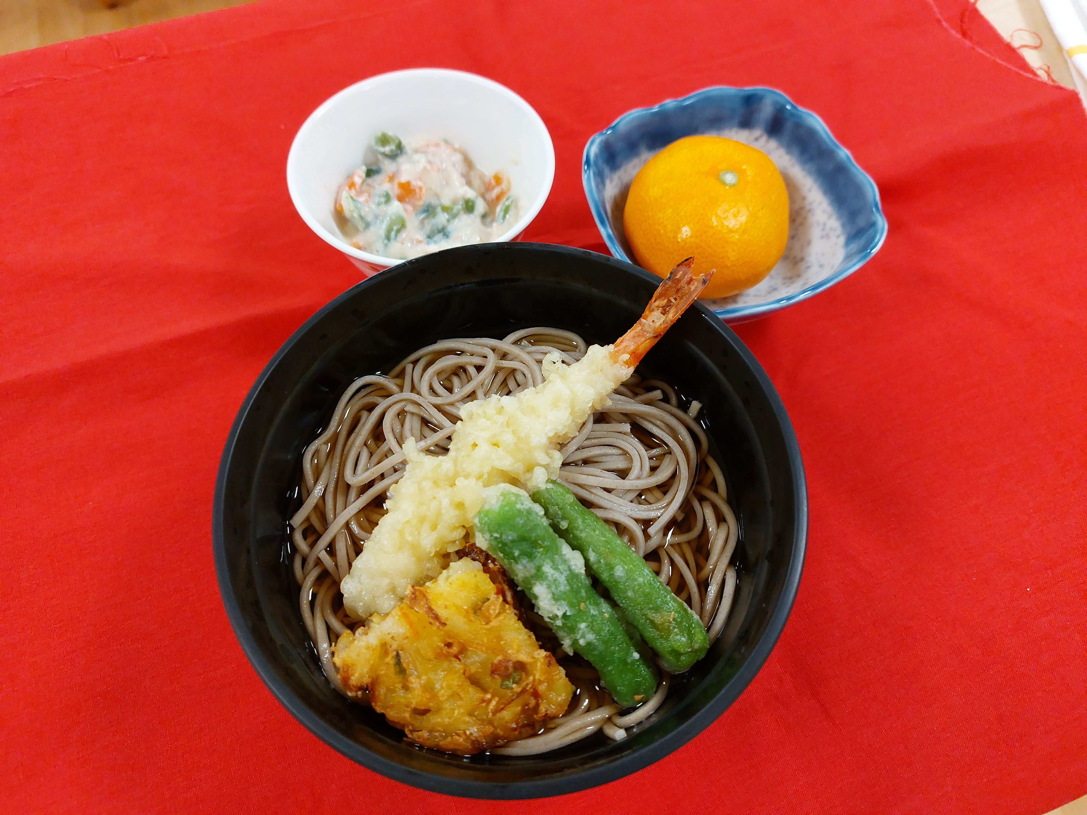 夕食【年越しそば】