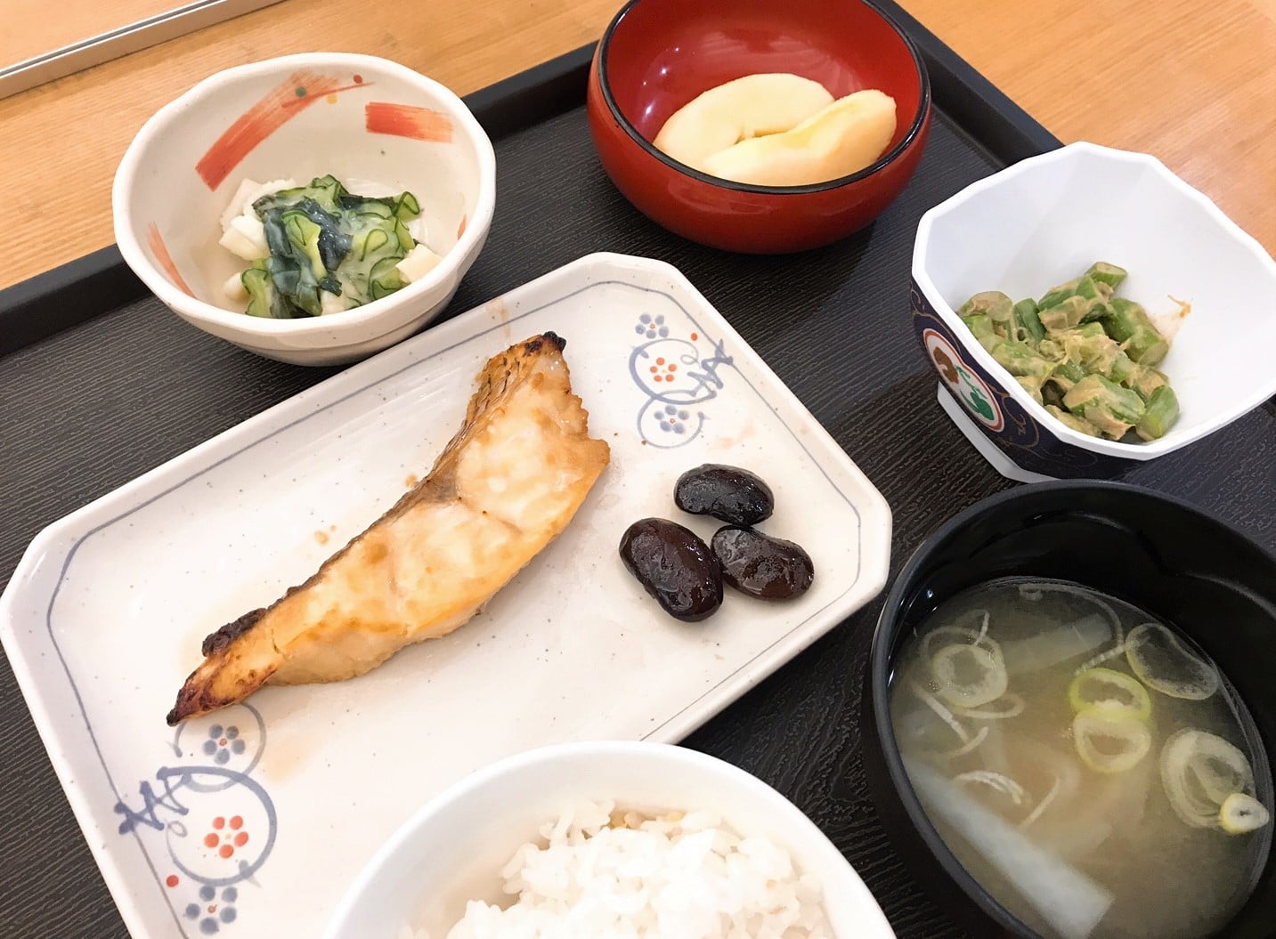 鯛の醤油麹焼き（夕食）