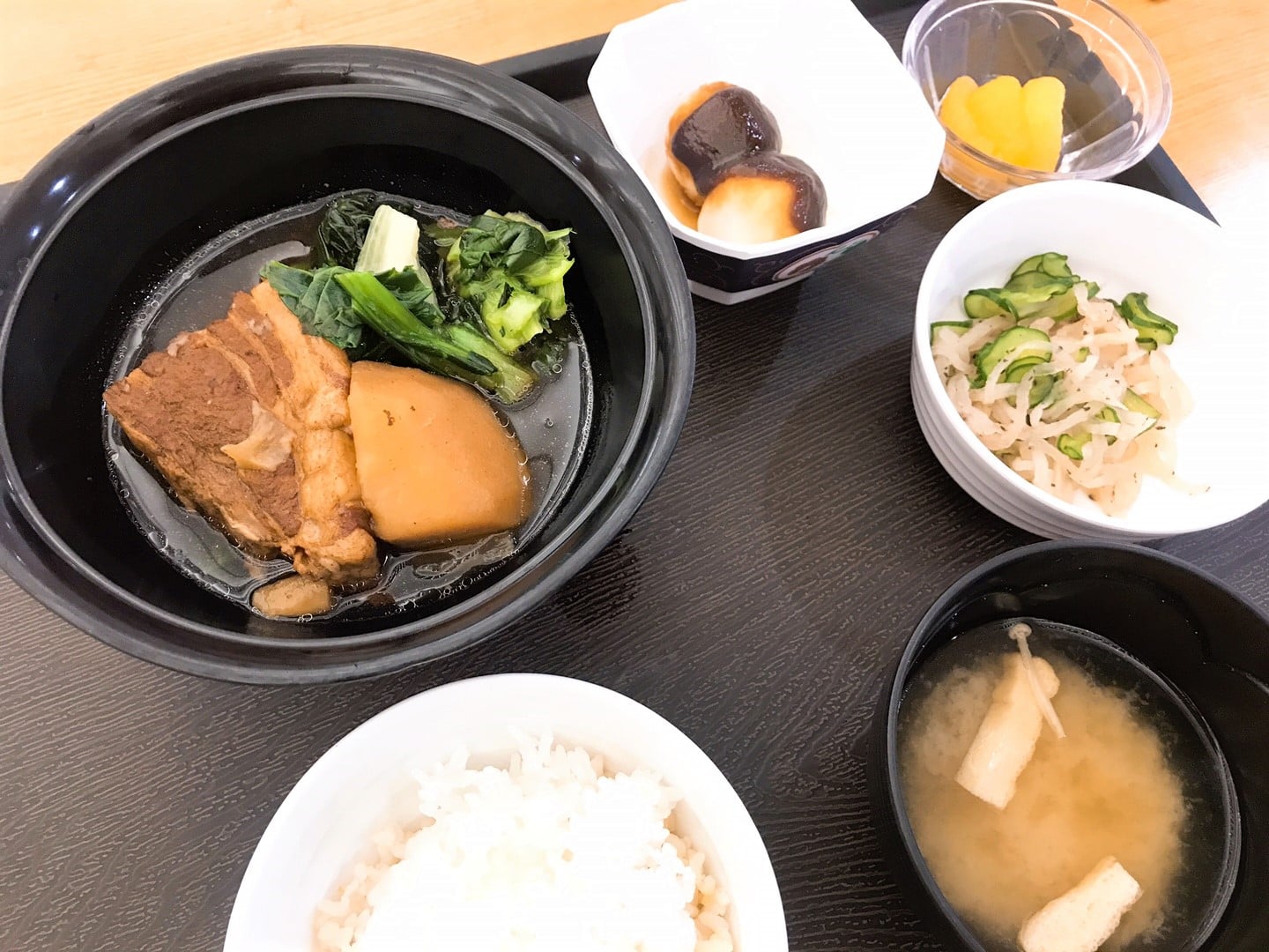 豚の角煮（夕食）