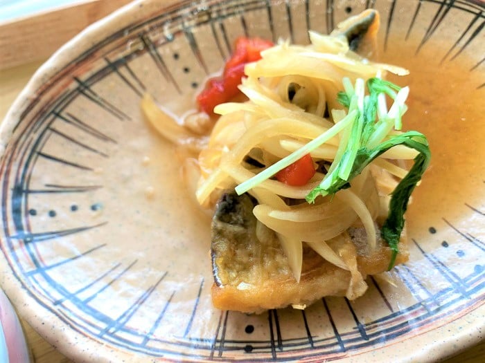 【昼食】サバの南蛮漬け