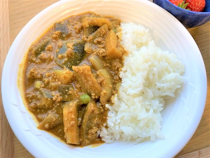 【夕食】カレーライス