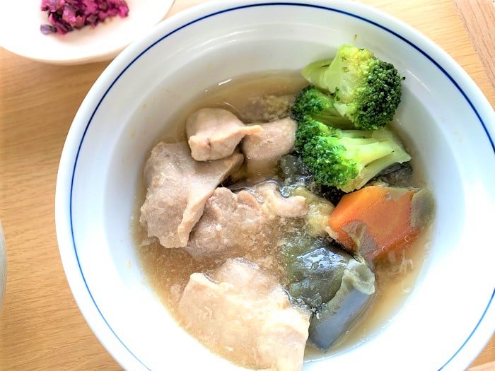 【昼食】鶏肉のみぞれ煮