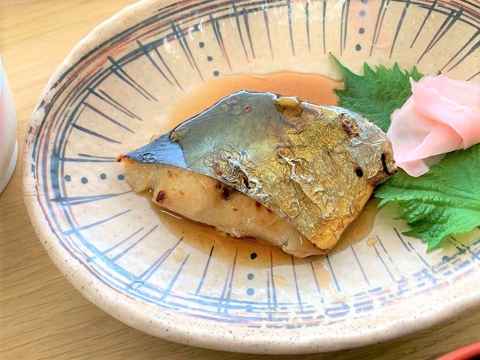 【昼食】サワラの幽庵焼き