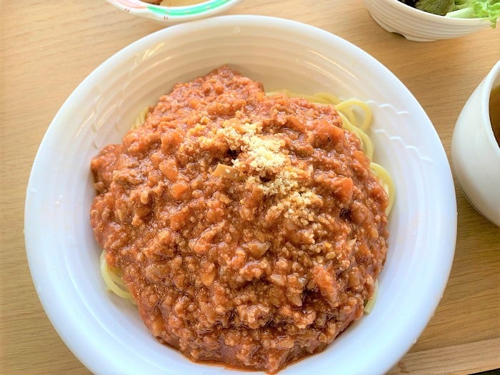 【昼食】ミートスパゲッティ