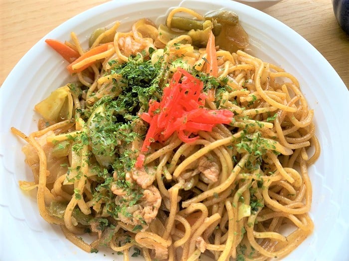 【昼食】ソース焼きそば
