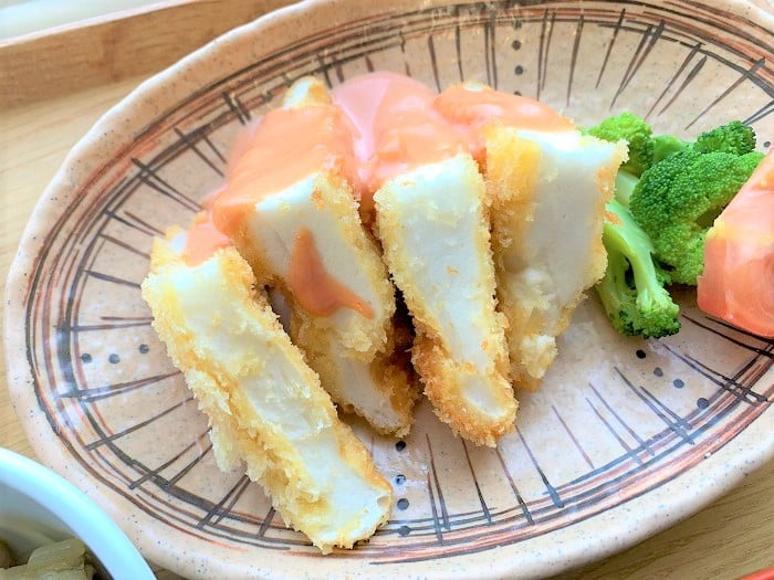 【昼食】はんぺんフライ