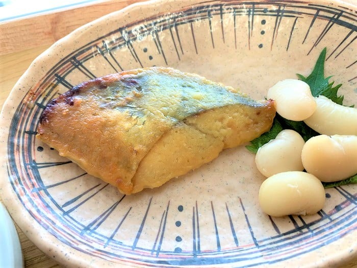 【昼食】サワラの西京焼き