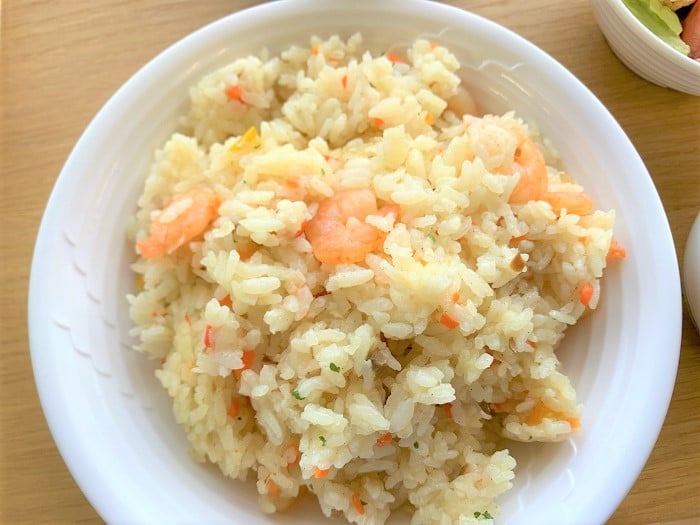 【昼食】エビピラフ