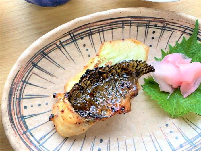 【昼食】白身魚の照り焼き