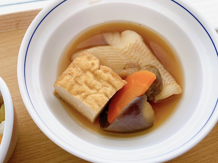 【昼食】カラスカレイの煮付け