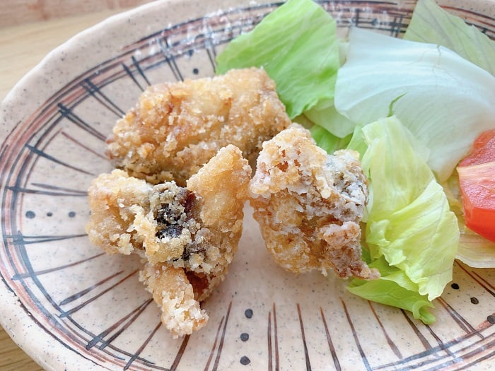 【昼食】サバの竜田揚げ