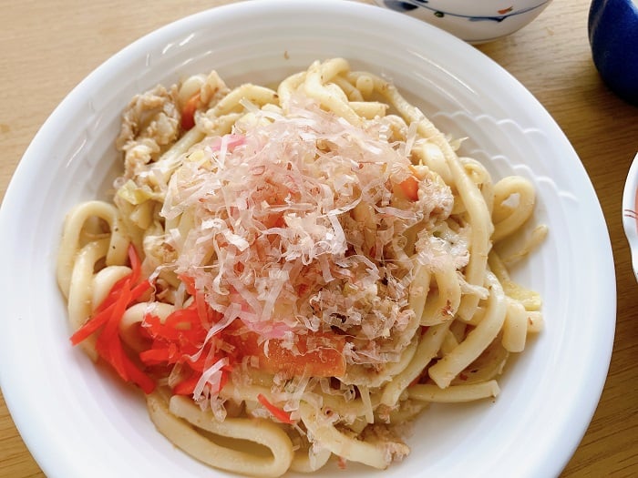 【昼食】和風焼きうどん