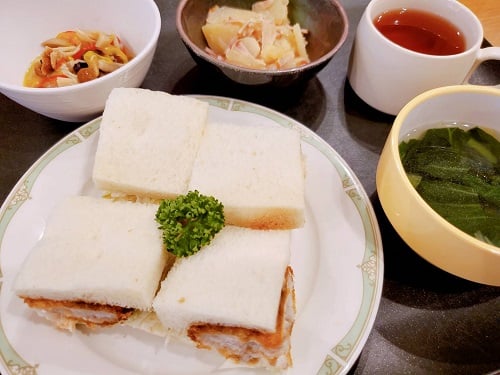 【昼食】白身フライサンド