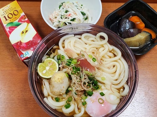 【昼食】すだち香る冷やしうどん