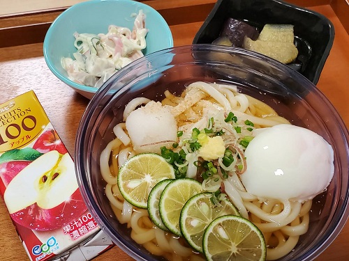 【昼食】すだち香る冷やしうどん