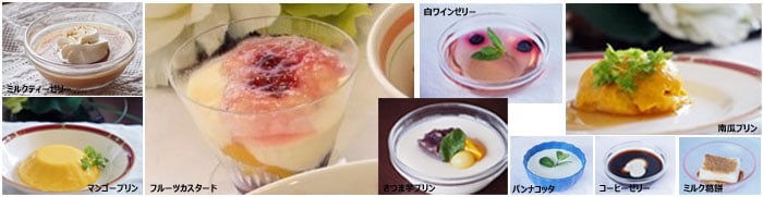 本日のデザートは実習生がつくりました